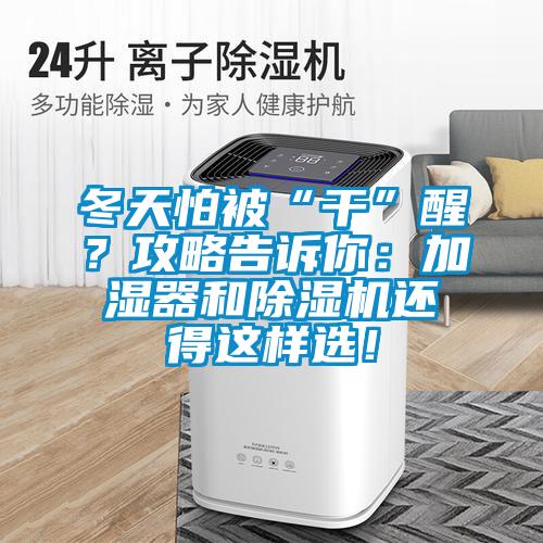 冬天怕被“干”醒?攻略告訴你:加濕器和除濕機還得這樣選!