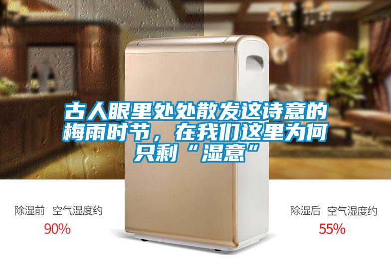 古人眼里處處散發(fā)這詩意的梅雨時節(jié)，在我們這里為何只?！皾褚狻?></div>
								<div   id=