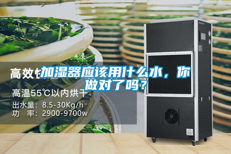 加濕器應該用什么水，你做對了嗎？