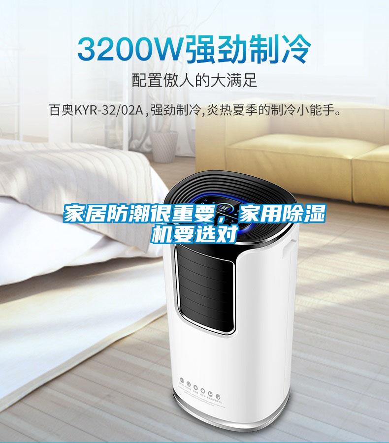 家居防潮很重要，家用除濕機要選對