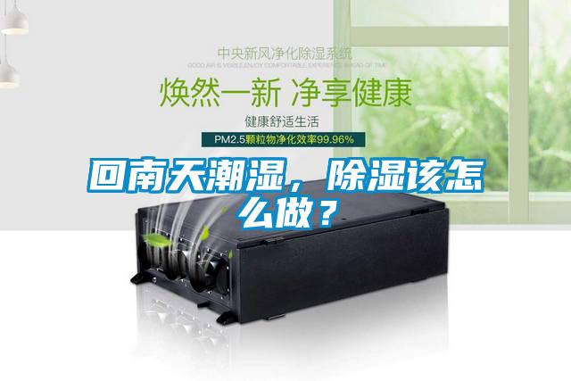 回南天潮濕，除濕該怎么做？