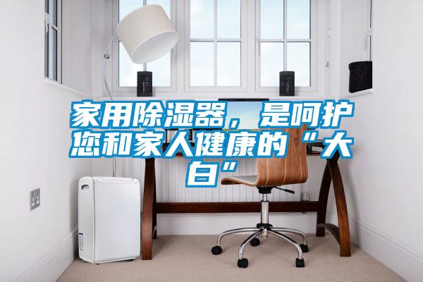 家用除濕器,是呵護(hù)您和家人健康的“大白”
