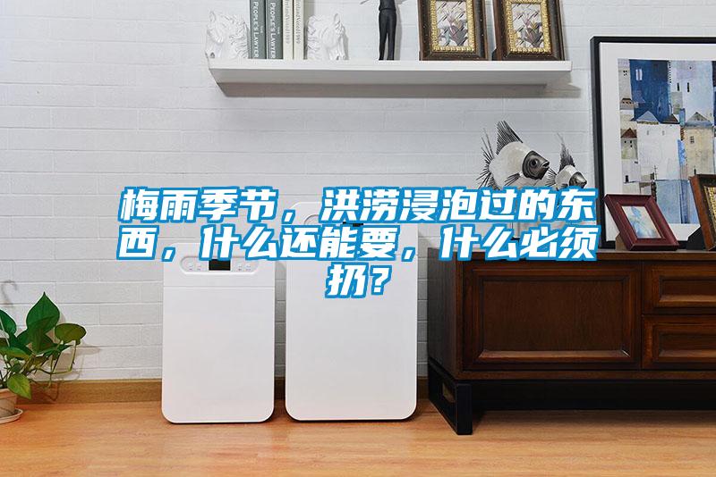 梅雨季節，洪澇浸泡過的東西，什么還能要，什么必須扔？