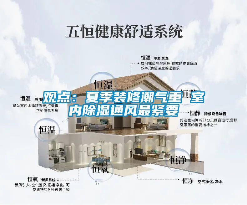 觀點:夏季裝修潮氣重 室內除濕通風最緊要
