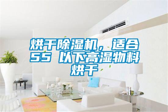 烘干除濕機(jī),適合55℃以下高濕物料烘干