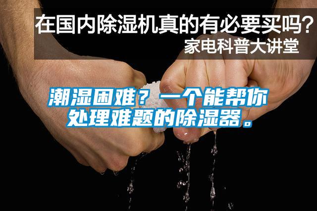 潮濕困難?一個能幫你處理難題的除濕器。