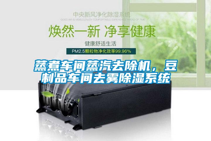 蒸煮車間蒸汽去除機，豆制品車間去霧除濕系統