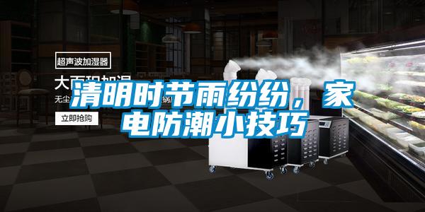 清明時節(jié)雨紛紛，家電防潮小技巧