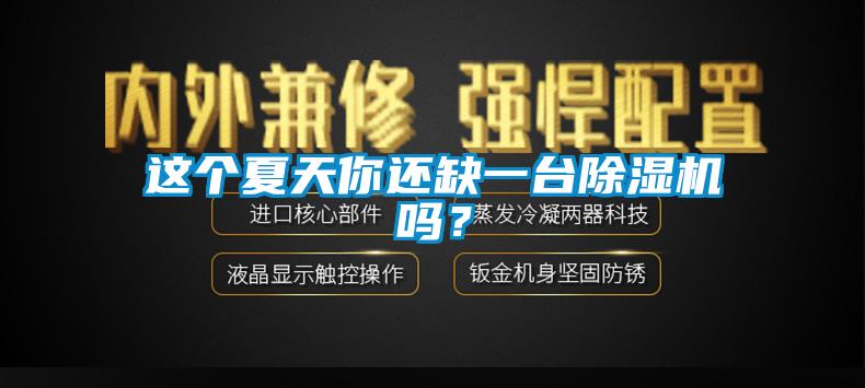 這個夏天你還缺一臺除濕機嗎？