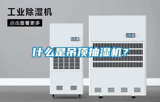 什么是吊頂抽濕機(jī)?