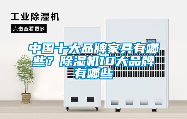 中國十大品牌家具有哪些?除濕機10大品牌有哪些