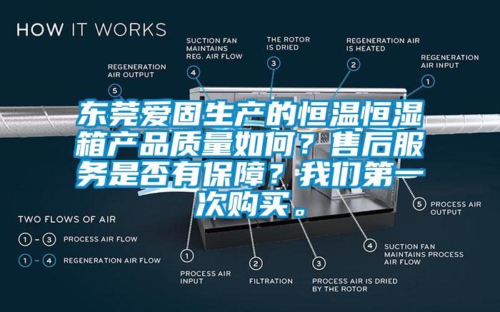 東莞愛固生產的恒溫恒濕箱產品質量如何？售后服務是否有保障？我們第一次購買。