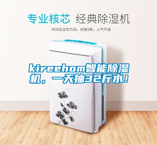 kireehom智能除濕機，一天抽32斤水！