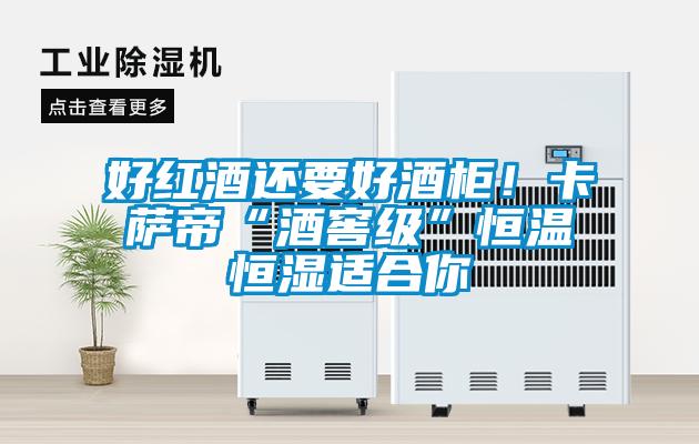 好紅酒還要好酒柜!卡薩帝“酒窖級”恒溫恒濕適合你
