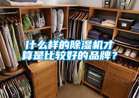 什么樣的除濕機(jī)才算是比較好的品牌?