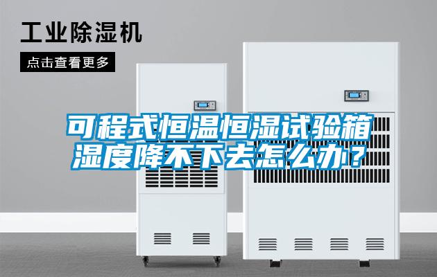 可程式恒溫恒濕試驗箱濕度降不下去怎么辦？