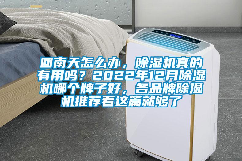 回南天怎么辦,除濕機(jī)真的有用嗎?2022年12月除濕機(jī)哪個牌子好,各品牌除濕機(jī)推薦看這篇就夠了