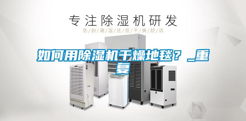 如何用除濕機(jī)干燥地毯?_重復(fù)
