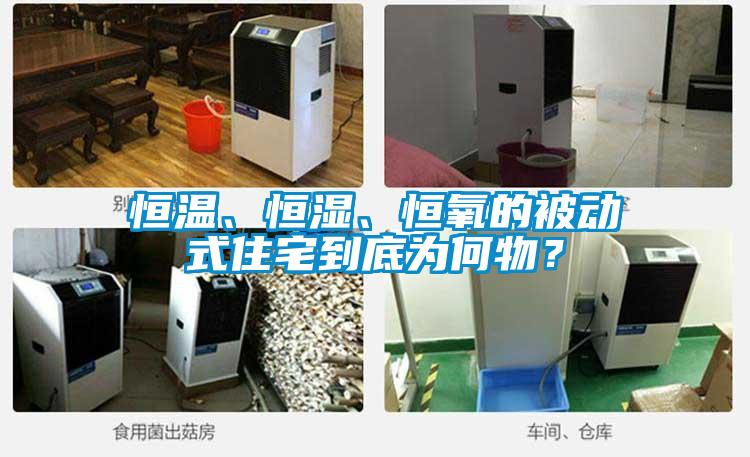 恒溫、恒濕、恒氧的被動式住宅到底為何物？