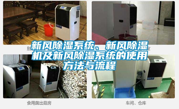 新風除濕系統、新風除濕機及新風除濕系統的使用方法與流程