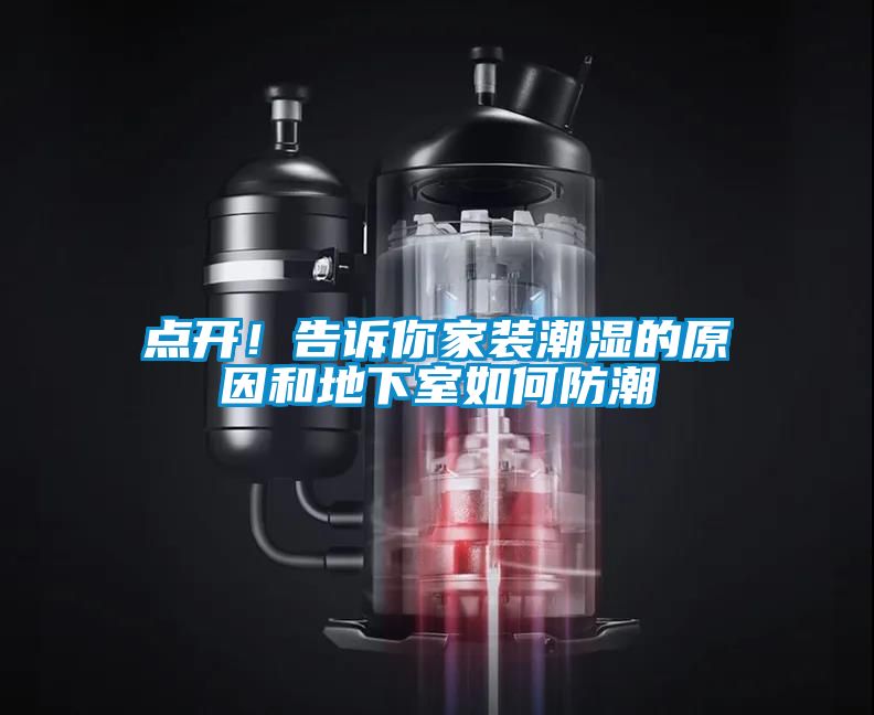 點開!告訴你家裝潮濕的原因和地下室如何防潮